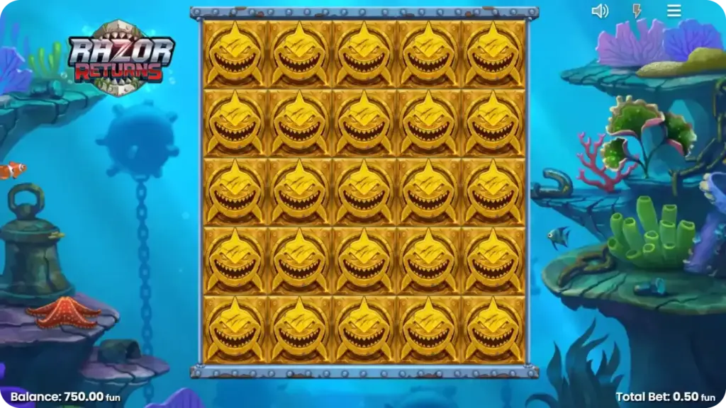 Razor Reveal Feature Razor Returns slot