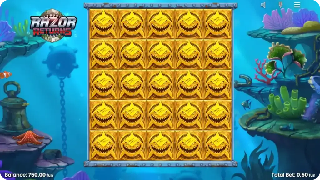 Razor Reveal functie Razor Returns slot